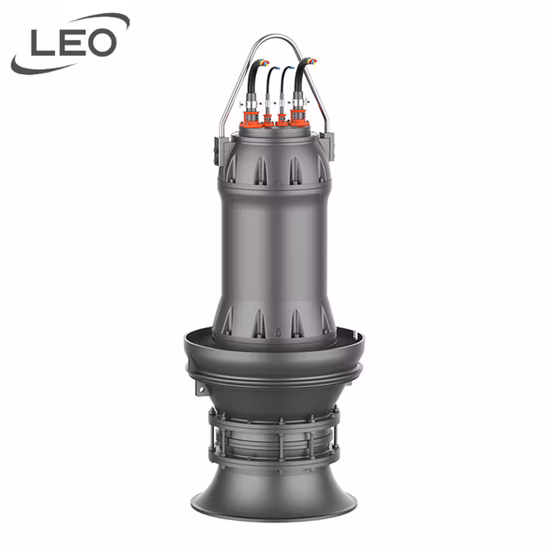 Industrielle elektrische vertikale Hochdruck-Axial-Tauchwasserpumpe für Wasserumleitungsprojekte